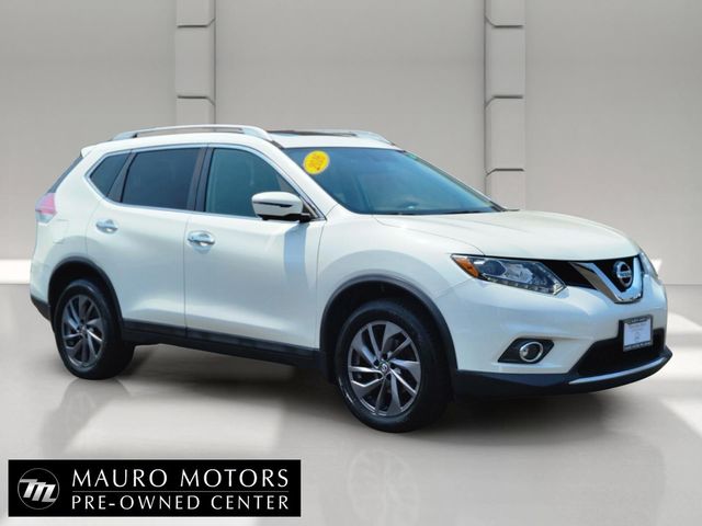 Pearl White 2016 Nissan Rogue SUV / Crossover All-Wheel Drive Continuously Variable Transmission