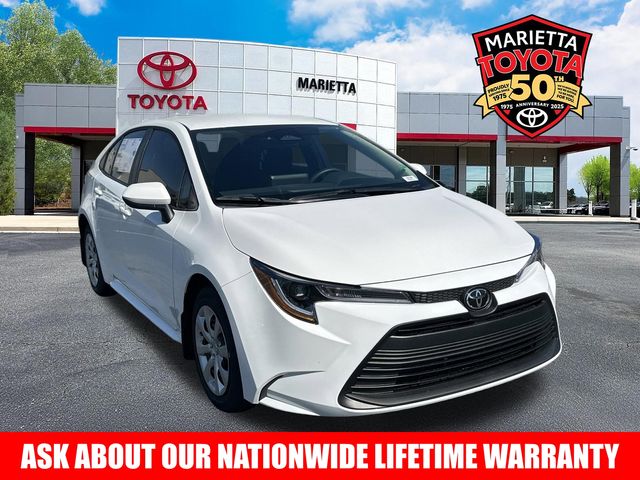 Ice Cap 2026 Toyota Corolla LE FWD Sedan Front-Wheel Drive Continuously Variable Transmission