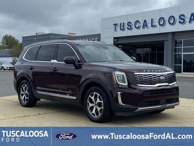 Red (Sangria) 2020 Kia Telluride EX FWD SUV / Crossover Front-Wheel Drive 8-Speed Automatic