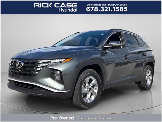 Amazon Gray 2023 Hyundai Tucson SUV / Crossover All-Wheel Drive 8-Speed Automatic