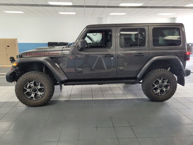 Used 2018 Granite Crystal Metallic Clearcoat Jeep Unlimited Rubicon image 5