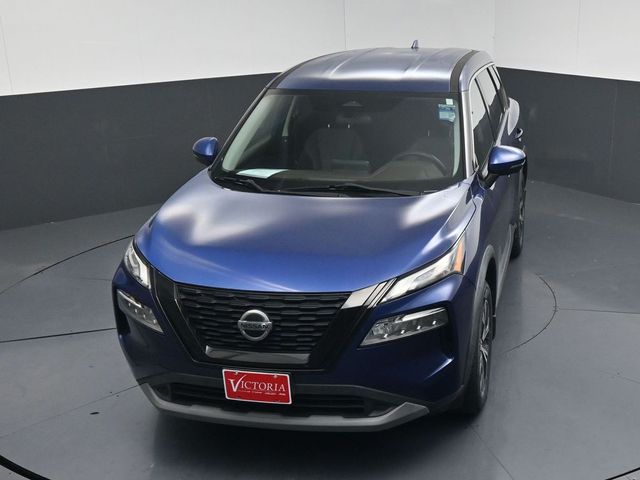 2021 Nissan Rogue SV Blue at South Houston Nissan