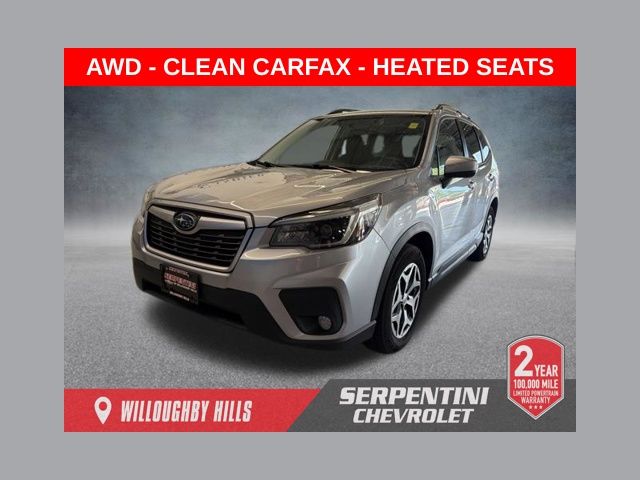 Ice Silver Metallic 2021 Subaru Forester SUV / Crossover All-Wheel Drive Continuously Variable Transmission