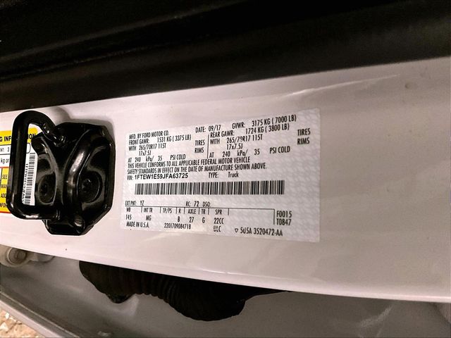 2018 Ford F-150 XLT White at Luther Ford