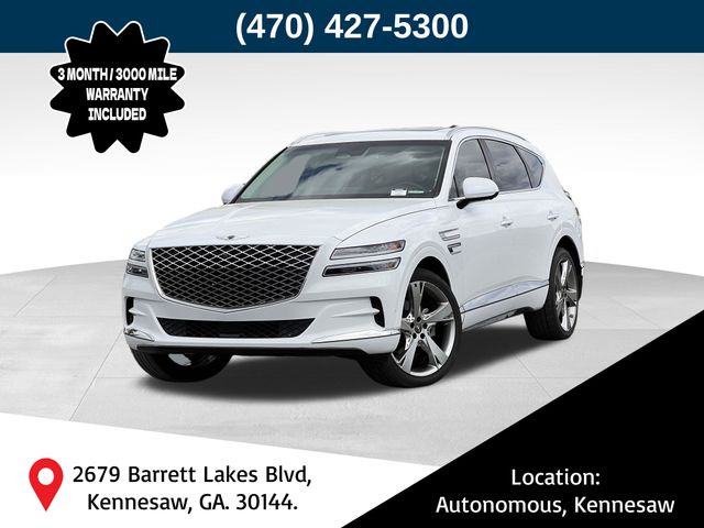 Uyuni White 2021 Genesis GV80 2.5T AWD SUV / Crossover All-Wheel Drive 8-Speed Automatic