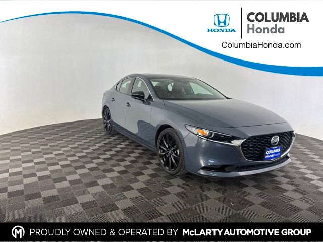 Polymetal Gray Metallic 2023 Mazda MAZDA3 2.5 S Carbon Edition Sedan AWD Sedan All-Wheel Drive 6-Speed Automatic