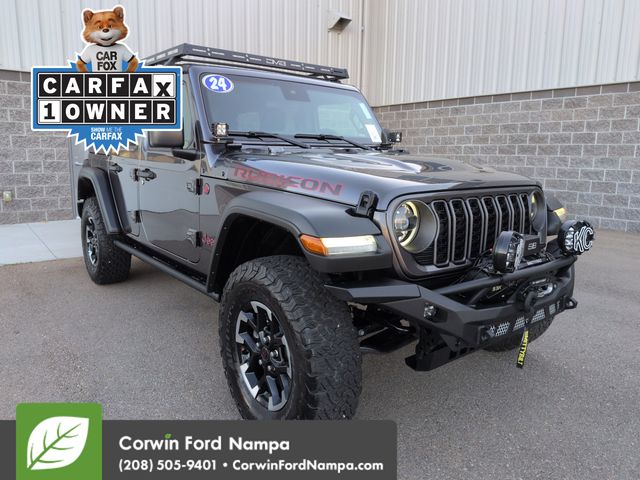 Gray (Granite Crystal Metallic Clearcoat) 2024 Jeep Wrangler SUV / Crossover Four-Wheel Drive 8-Speed Automatic