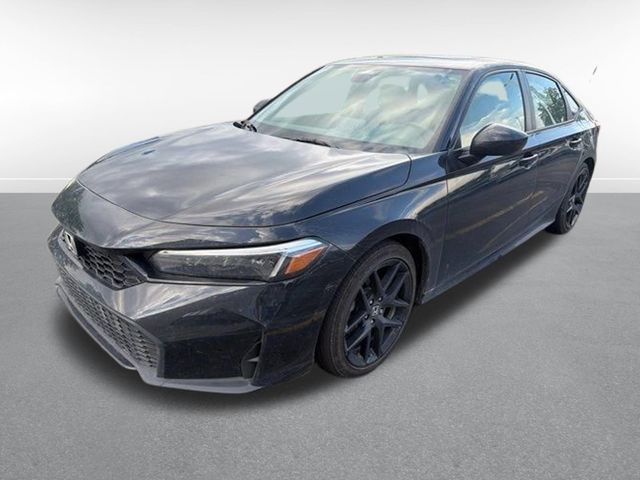Crystal Black Pearl 2026 Honda Civic Hybrid Sedan Front-Wheel Drive Continuously Variable Transmission