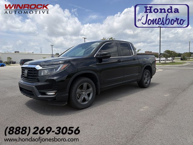 Crystal Black 2023 Honda Ridgeline Pickup Truck All-Wheel Drive 9-Speed Automatic