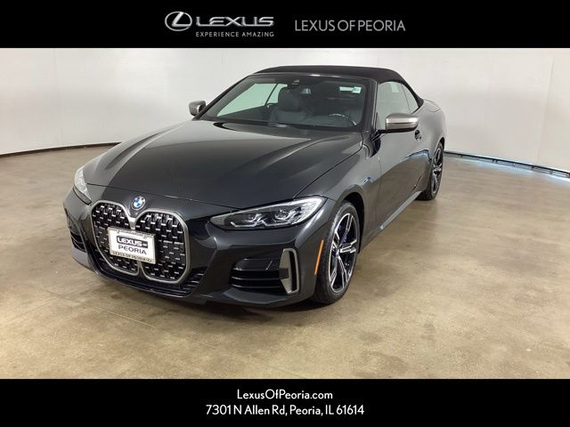 Black Sapphire Metallic 2023 BMW 4 Series Convertible Rear-Wheel Drive 8-Speed Automatic