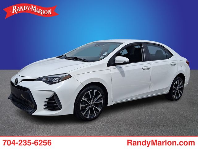 Super White 2019 Toyota Corolla SE Sedan Front-Wheel Drive Continuously Variable Transmission