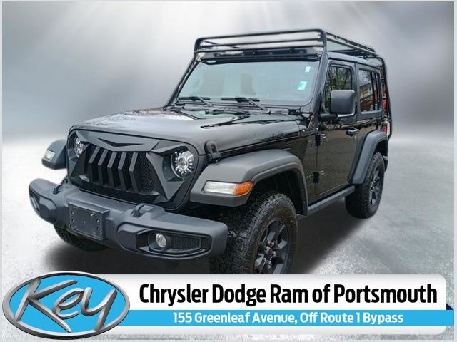 Black Clearcoat 2022 Jeep Wrangler SUV / Crossover Four-Wheel Drive 8-Speed Automatic