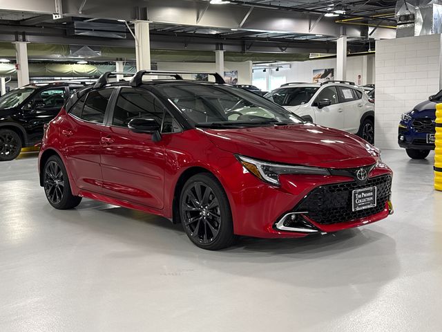 Midnight Black Metallic 2024 Toyota Corolla Hatchback Hatchback Front-Wheel Drive Continuously Variable Transmission