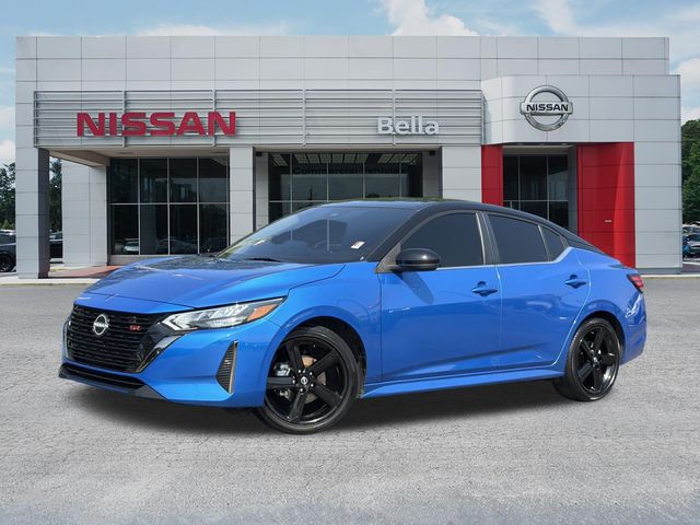 Electric Blue Metallic/Super Black 2024 Nissan Sentra Sedan Front-Wheel Drive Continuously Variable Transmission