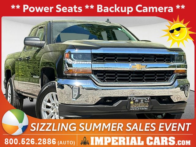 Black 2018 Chevrolet Silverado 1500 LT Double Cab 4WD Pickup Truck Four-Wheel Drive 6-Speed Automatic Overdrive