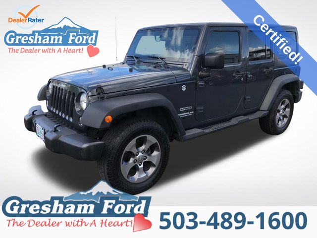 Rhino Clearcoat 2017 Jeep Wrangler SUV / Crossover Four-Wheel Drive 5-Speed Automatic