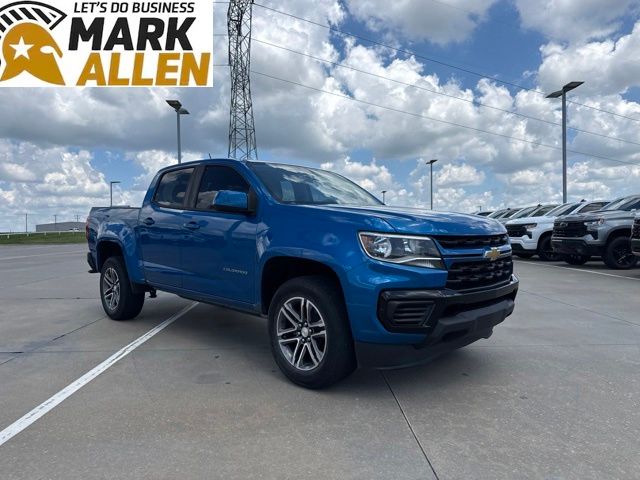 Bright Blue Metallic 2021 Chevrolet Colorado Pickup Truck 4X2 8-Speed Automatic