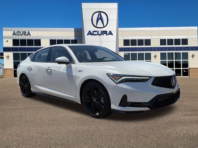 Platinum White Pearl 2026 Acura Integra FWD with A-SPEC Package Sedan Front-Wheel Drive Continuously Variable Transmission