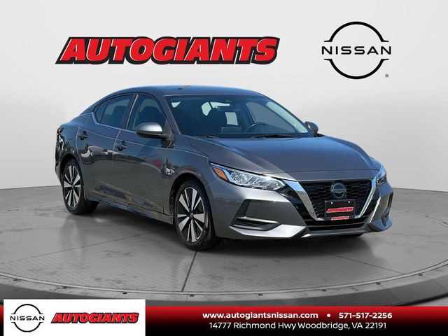 Gray (Gun Metallic) 2022 Nissan Sentra SV FWD Sedan Front-Wheel Drive Continuously Variable Transmission