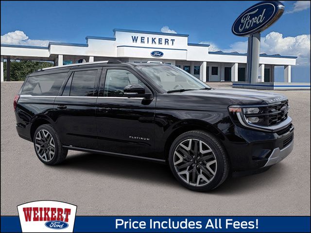 Agate Black Metallic 2026 Ford Expedition MAX Platinum 4WD SUV / Crossover Four-Wheel Drive Automatic