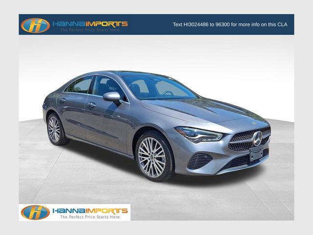 Gray (Mountain Grey Metallic) 2025 Mercedes-Benz CLA Coupe Front-Wheel Drive 8-Speed Dual Clutch