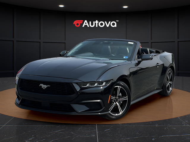 Shadow Black 2025 Ford Mustang Convertible Rear-Wheel Drive Automatic