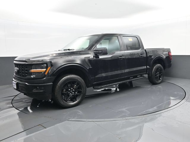 Black 2024 Ford F-150 Pickup Truck Four-Wheel Drive Automatic