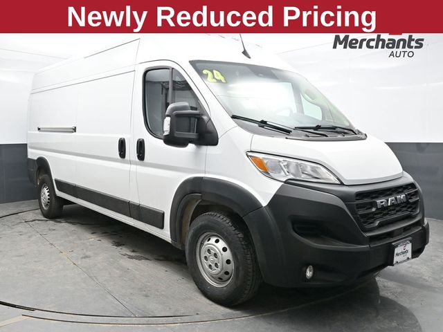 Bright White Clearcoat 2024 RAM ProMaster Van Front-Wheel Drive 9-Speed Automatic