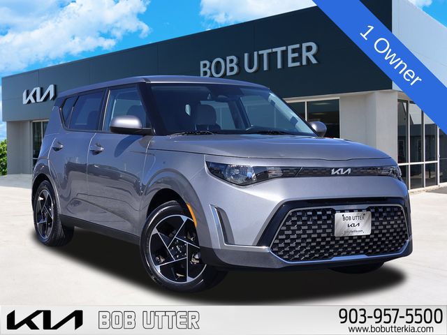 Steel Gray 2024 Kia Soul SUV / Crossover Front-Wheel Drive Continuously Variable Transmission