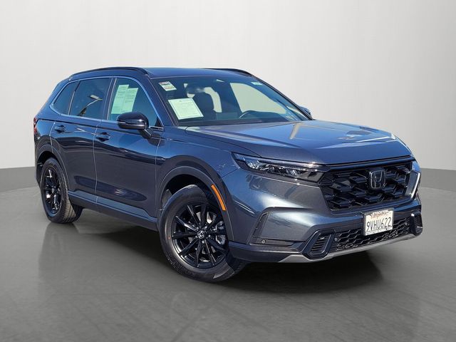 Meteorite Gray Metallic 2025 Honda CR-V Hybrid SUV / Crossover Front-Wheel Drive Continuously Variable Transmission
