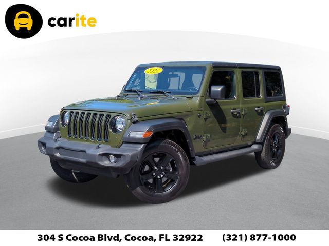 Used 2021 Jeep Wrangler Unlimited Sport Altitude 4D Sport Utility