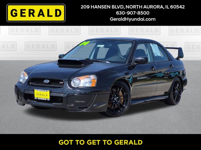Black 2004 Subaru Impreza WRX STI Sedan All-Wheel Drive 6-Speed Manual