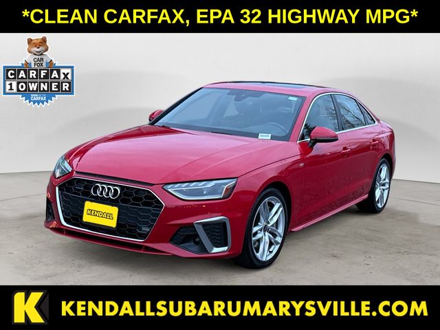 Pre-Owned 2023 Audi A4 45 S line Premium Plus AWD 4D Sedan