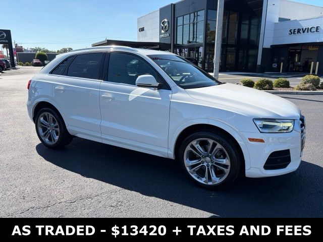 White 2017 Audi Q3 SUV / Crossover All-Wheel Drive 6-Speed Automatic