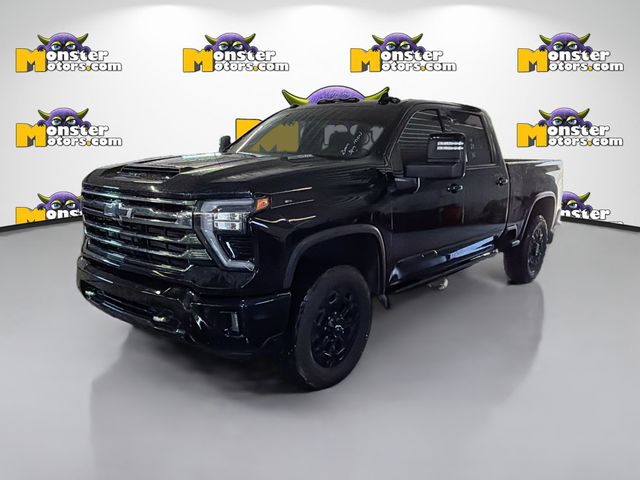 Black 2024 Chevrolet Silverado 3500HD High Country Crew Cab 4WD Pickup Truck Four-Wheel Drive Automatic