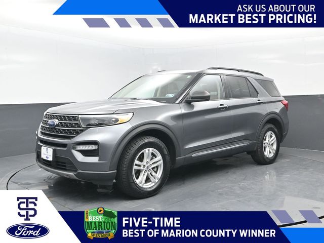 Gray Metallic 2023 Ford Explorer SUV / Crossover All-Wheel Drive Automatic