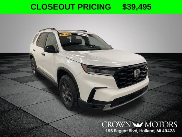 White 2025 Honda Pilot SUV / Crossover All-Wheel Drive Automatic