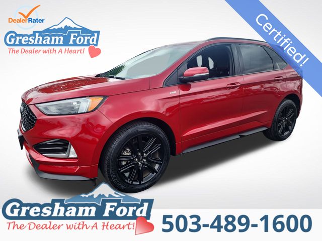 Rapid Red Metallic Tinted Clearcoat 2020 Ford Edge SUV / Crossover All-Wheel Drive 8-Speed Automatic