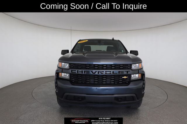 Shadow Gray Metallic 2021 Chevrolet Silverado 1500 Pickup Truck Four-Wheel Drive 8-Speed Automatic