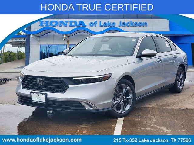 Solar Silver Metallic 2024 Honda Accord Sedan Front-Wheel Drive Continuously Variable Transmission
