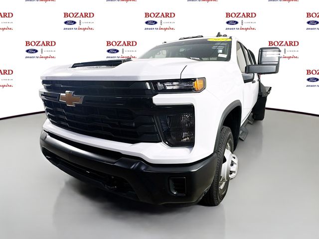 2024 Summit White Chevrolet Silverado 3500HD CC Work Truck 4X4 Truck