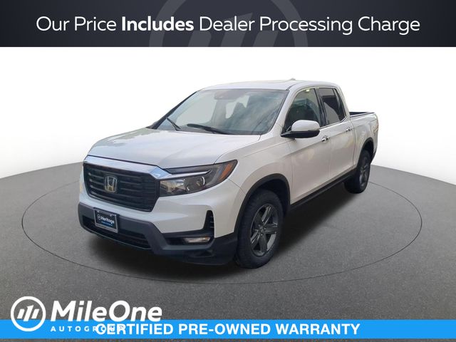 Platinum White Pearl 2023 Honda Ridgeline Pickup Truck All-Wheel Drive 9-Speed Automatic
