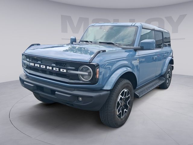Blue (Azure Gray Metallic) 2025 Ford Bronco Outer Banks 4-Door 4WD SUV / Crossover Four-Wheel Drive Automatic