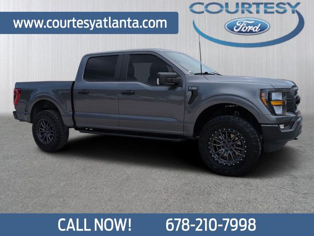 Gray Metallic 2023 Ford F-150 Pickup Truck Four-Wheel Drive Automatic