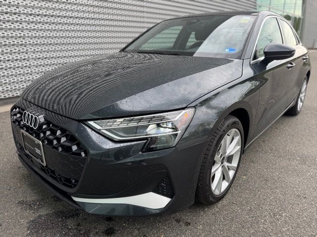 Manhattan Gray Metallic 2025 Audi A3 quattro Premium Plus 40 TFSI Sedan All-Wheel Drive 7-Speed Automatic