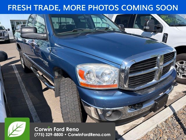 Atlantic Blue Pearlcoat 2006 Dodge RAM 2500 Pickup Truck Four-Wheel Drive 4-Speed Automatic