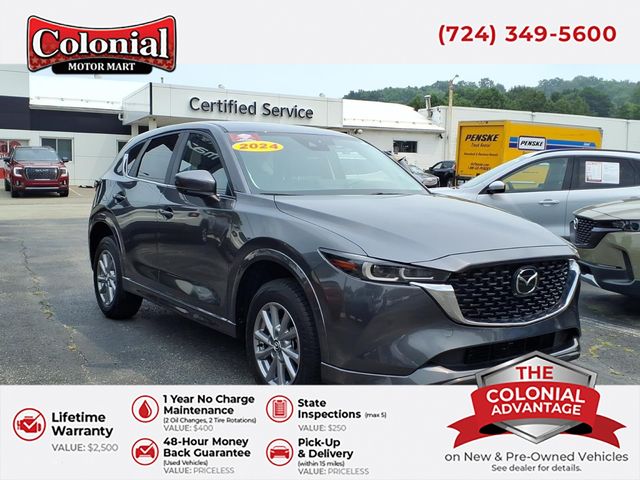 Machine Gray Metallic 2024 Mazda CX-5 SUV / Crossover All-Wheel Drive 6-Speed Automatic