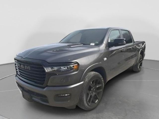 Gray (Granite Crystal Metallic Clearcoat) 2026 RAM 1500 Laramie Crew Cab 4WD Pickup Truck Four-Wheel Drive 8-Speed Automatic