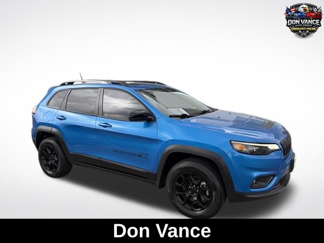 Hydro Blue Pearlcoat 2022 Jeep Cherokee X 4WD SUV / Crossover Four-Wheel Drive 9-Speed Automatic