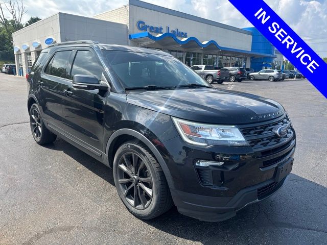 Shadow Black 2018 Ford Explorer SUV / Crossover Front-Wheel Drive 6-Speed Automatic